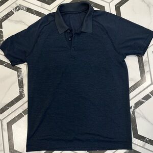 Lululemon Athletica Dark Blue Polo Shirt